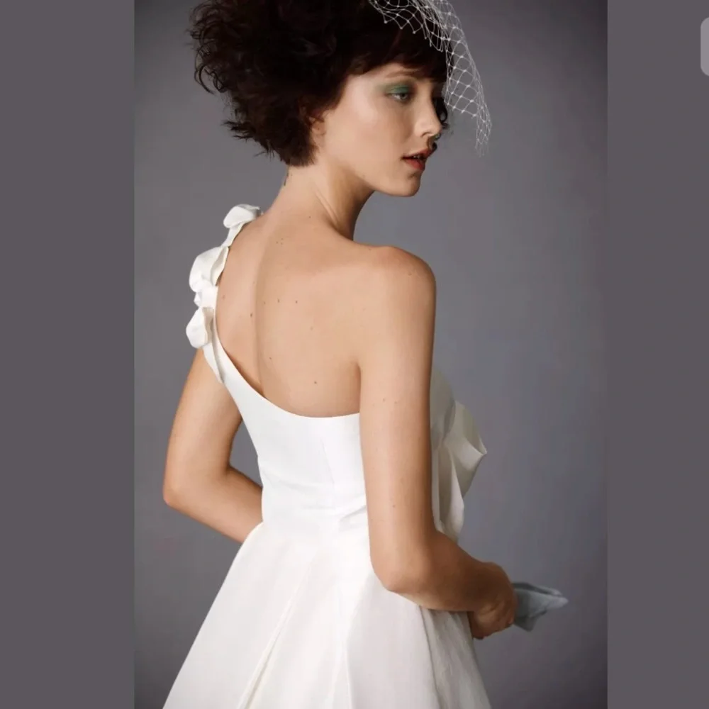 NWOT - BHLDN Anthropologie Afternoon Social Wedding Dress Size 4 - Picture 4 of 12